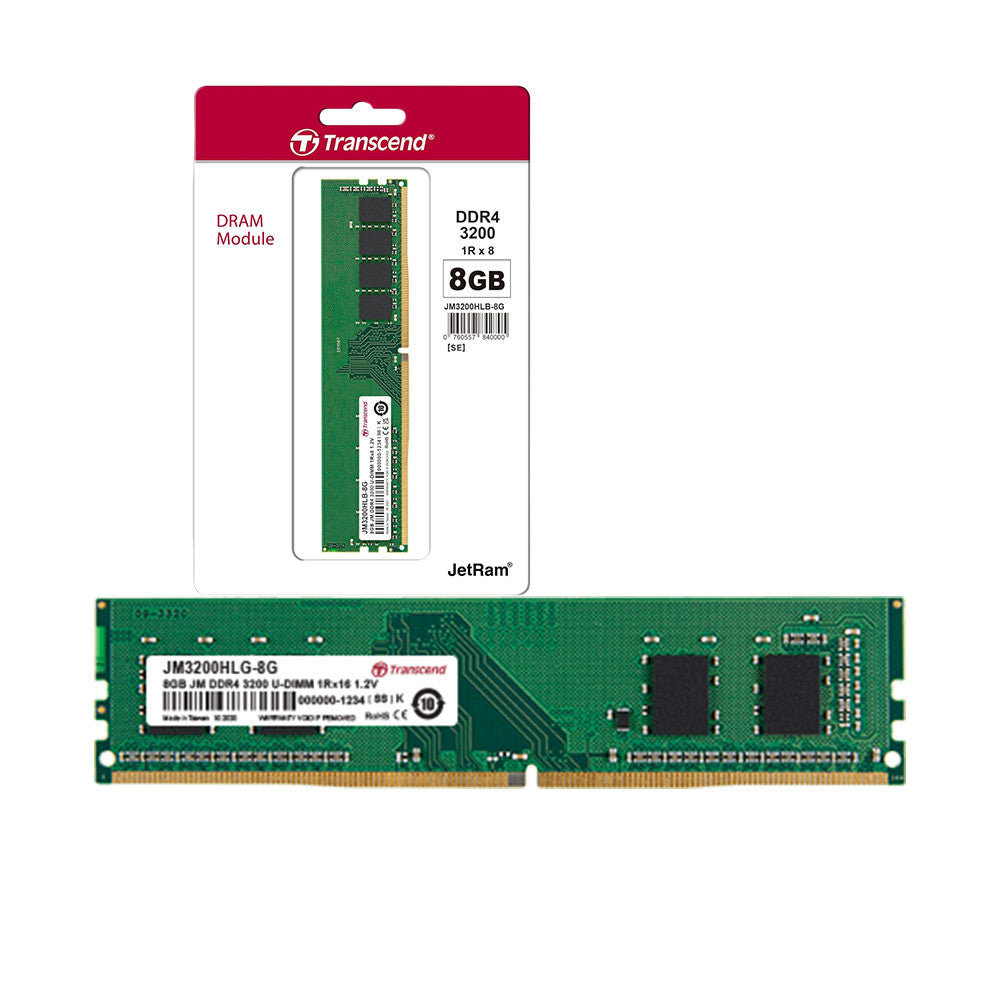 Transcend DDR4-3200 Unbuffered Long-DIMM Memory