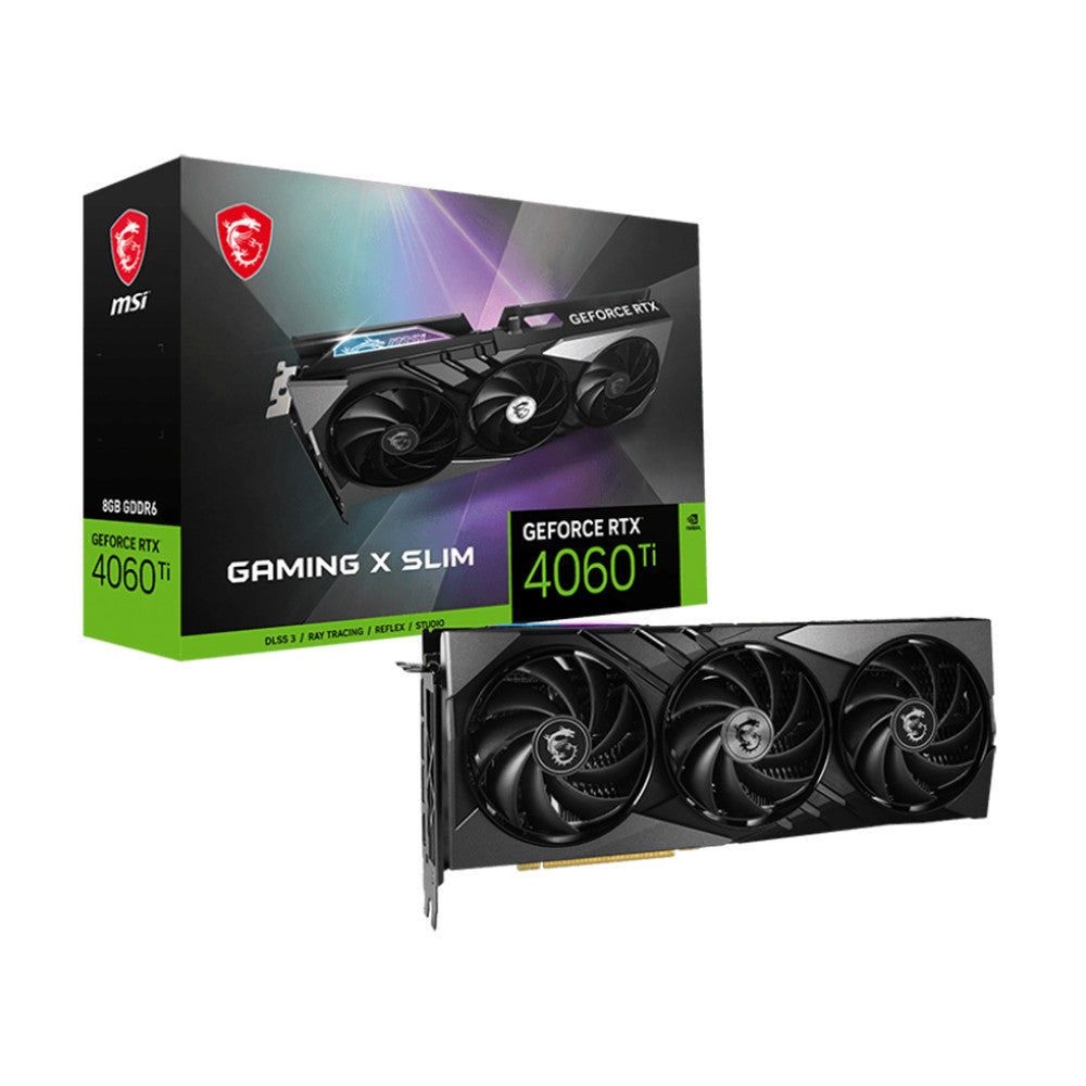 MSI GeForce RTX 4060 Ti GAMING X SLIM 8G Graphics Card