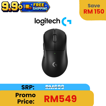 Logitech Pro X Superlight 2 Dex Wireless Gaming Mouse [Black/White]