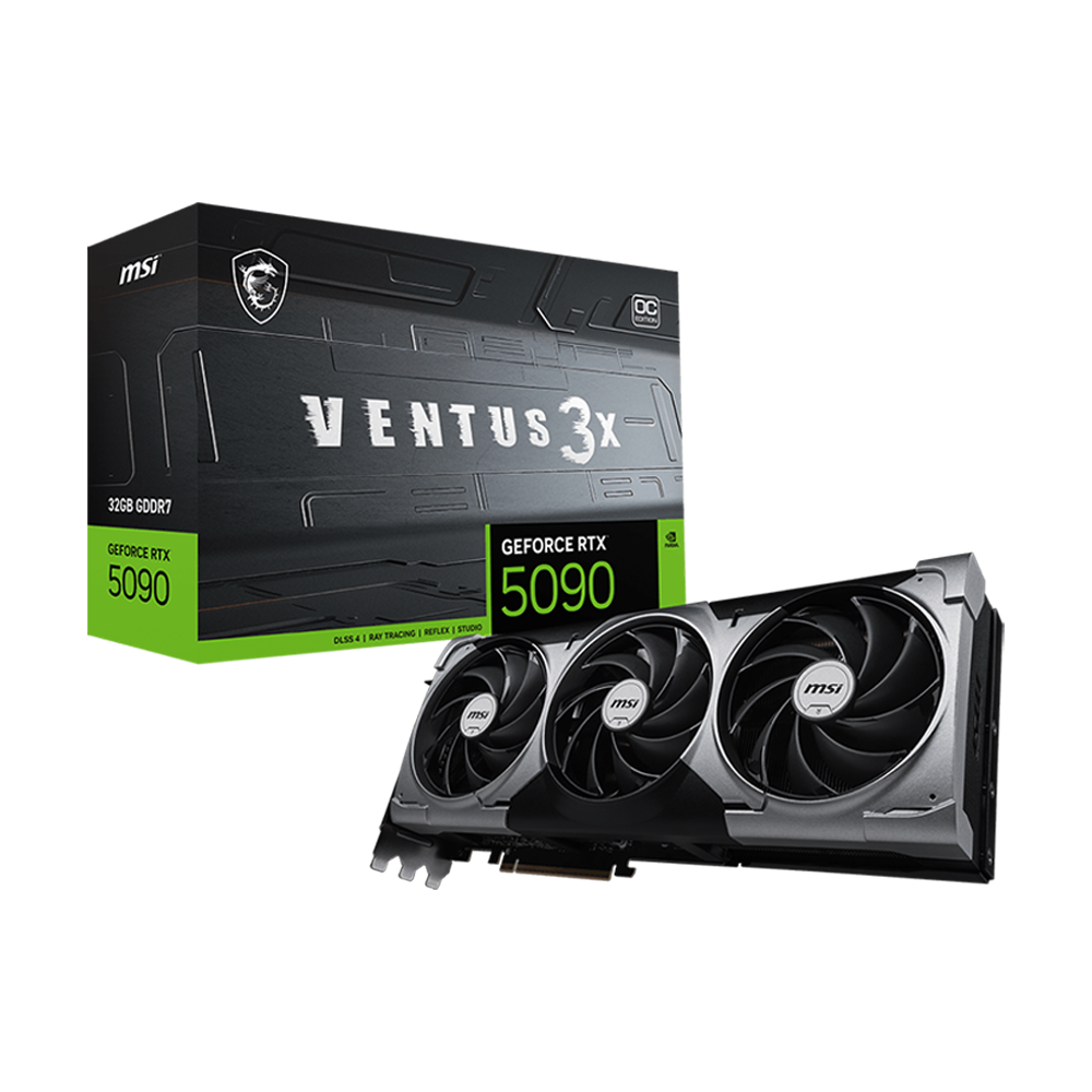 MSI GeForce RTX™ 5090 32G VENTUS 3X OC 32GB GDDR7 Graphic Card