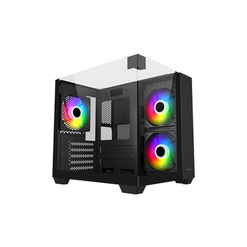 FSP S190 Mini-ITX Desktop Chassis [Black/White]