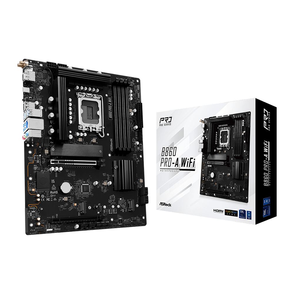 ASRock B860 Pro-A WiFi LGA1851 ATX Motherboard