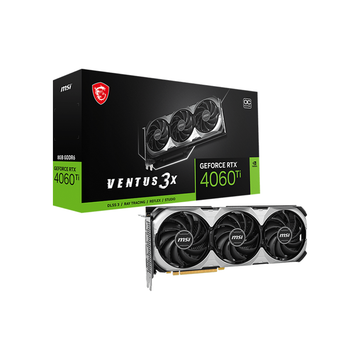 MSI GeForce RTX™ 4060 Ti Ventus 3X E 8G OC 8GB GDDR6 Graphic Card