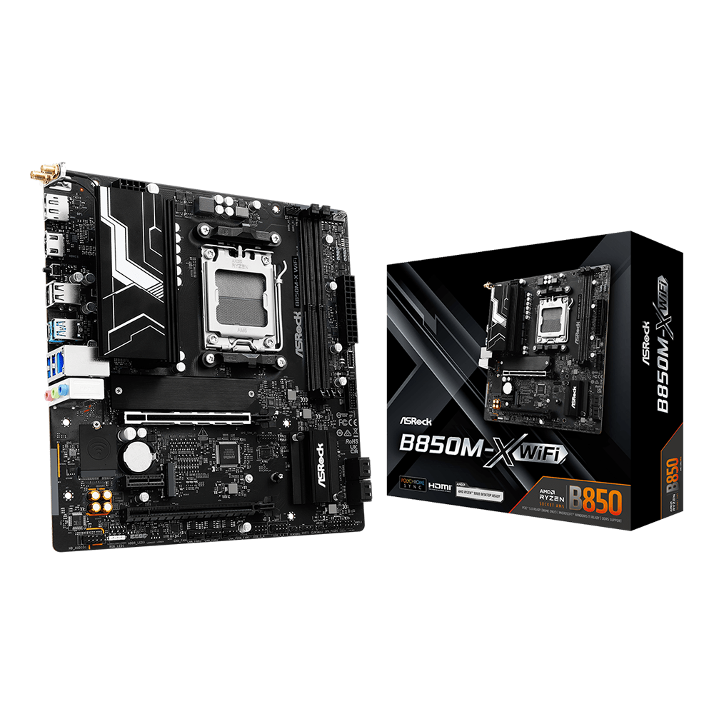 ASRock B850M-X WiFi AM5 Micro-ATX Motherboard
