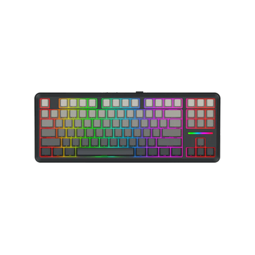 Redragon WILDSLASH K734SP RGB PRO GASKET Mounted Mechanical Keyboard - Black