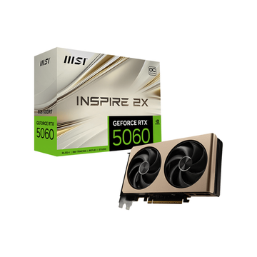 MSI GeForce RTX™ 5060 8G INSPIRE 2X OC 8GB GDDR7 Graphic Card