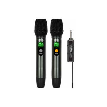 Vinnfier WM3300 DUOUC Professional Wireless Microphones - Black