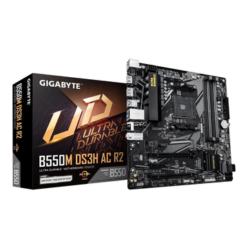 GIGABYTE B550M DS3H AC R2 AM4 Micro-ATX Motherboard