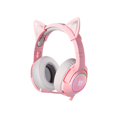 ONIKUMA K9 RGB Wired Stereo Gaming Headset - Pink