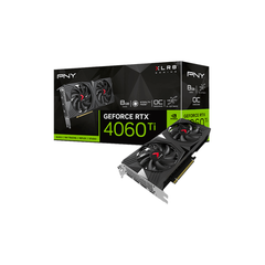 PNY GeForce RTX™ 4060 Ti 8GB VERTO™ Overclocked Dual Fan DLSS 3 8GB GDDR6 Graphic Card