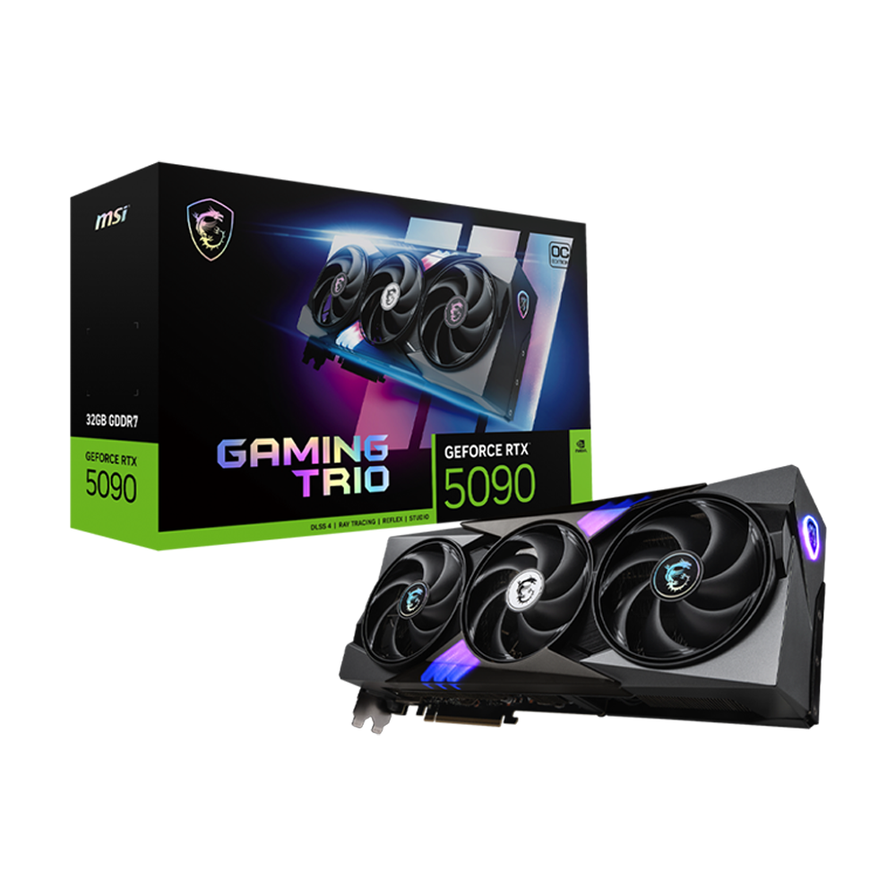 MSI GeForce RTX™ 5090 32G GAMING TRIO OC 32GB GDDR7 Graphic Card