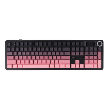 AULA F108 PRO Pink Side-Printed Gaming Keyboard - LEOBOG Greywood V3 Switch