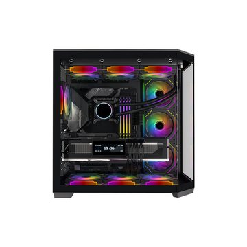 Invasion ZOOM ATX Desktop Chassis [Black/White]