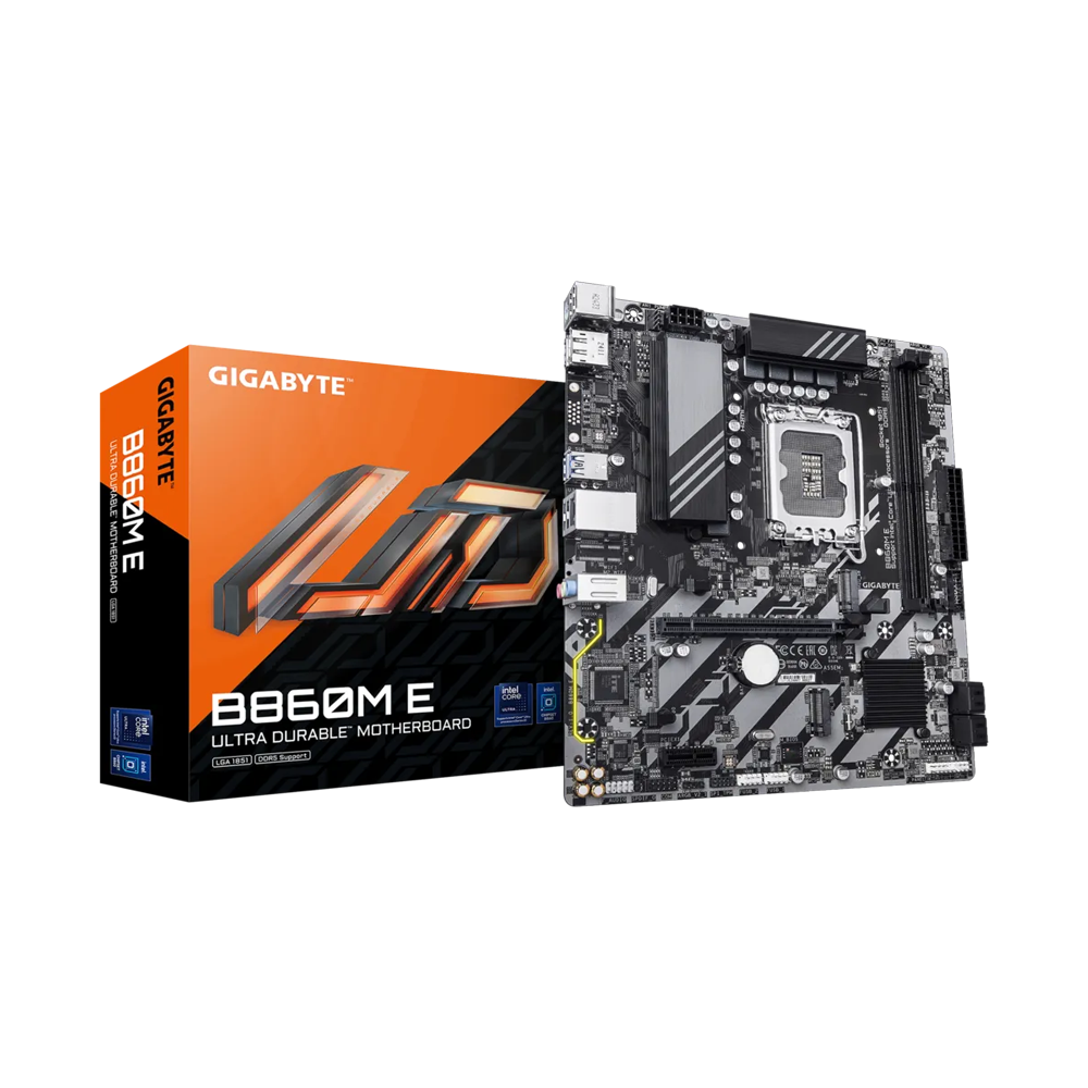 GIGABYTE B860M E LGA1851 Micro-ATX Motherboard