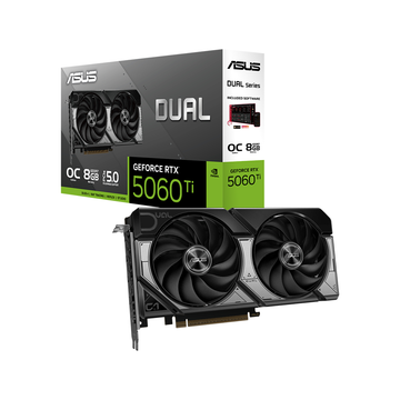 ASUS Dual GeForce RTX™ 5060 Ti 8GB GDDR7 OC Edition Graphic Card