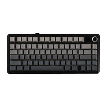 AULA F75 MAX Gasket Mechanical Keyboard - Gradient Grey Side