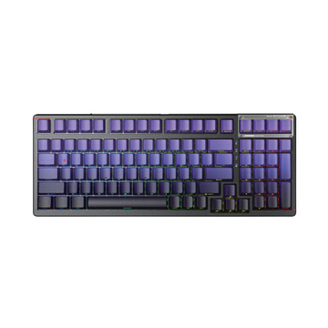 AULA F98 Gradient Purple Side-Engraved Mechanical Keyboard