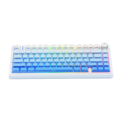 AULA F75 3 IN 1 Gradient Blue Gasket Keyboard [Ice Vein Switch/Star Vector Switch]