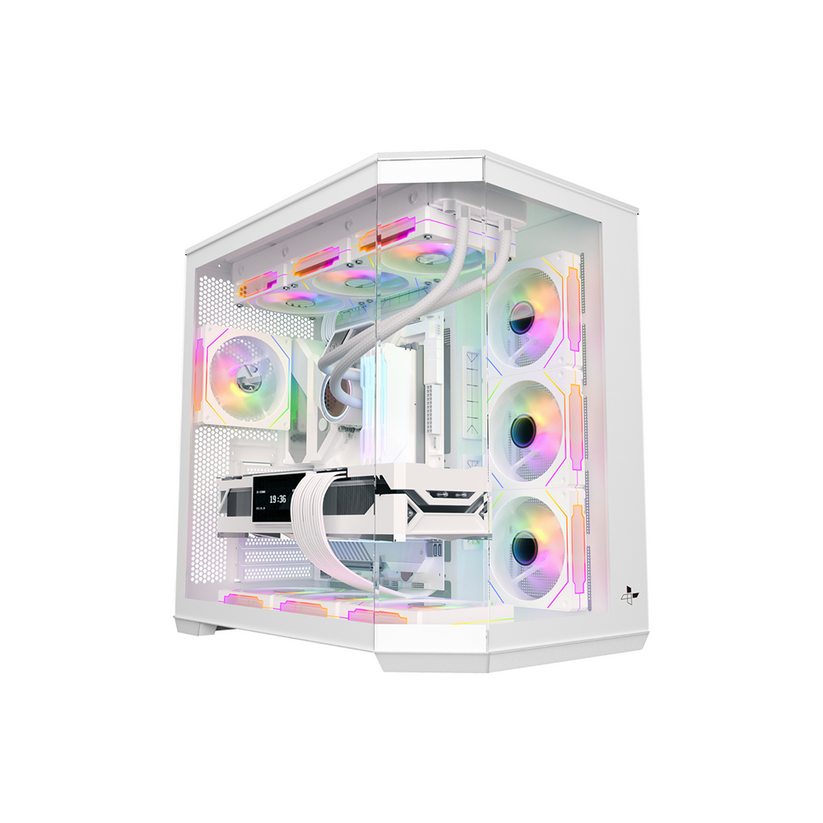 Invasion ZOOM ATX Desktop Chassis [Black/White]