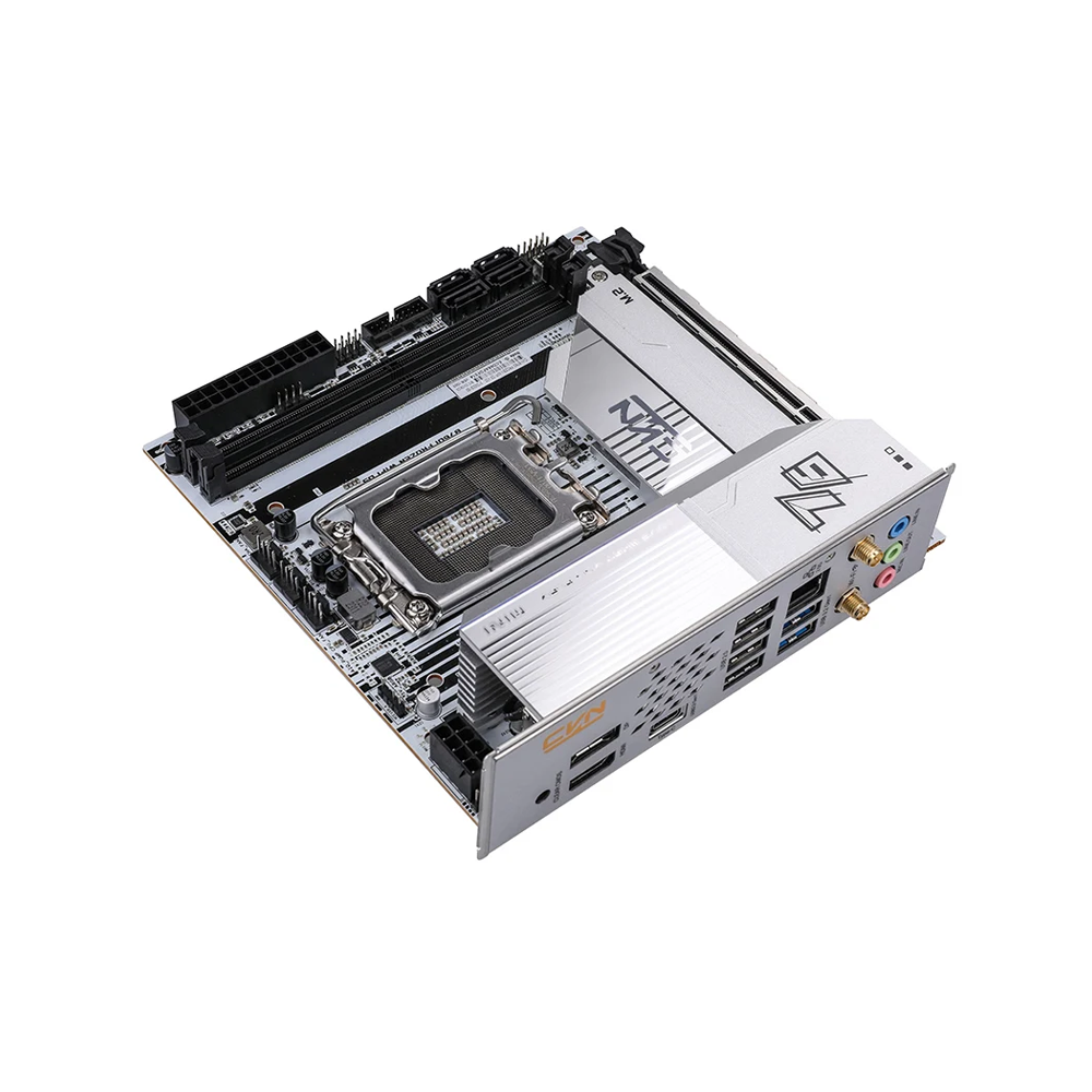 colorful B760I-A FROZEN WIFI ITX マザーボード B760チップ採用の白い colorful B760I-A FROZEN WIFI ITX マザーボード B760チップ採用の白い