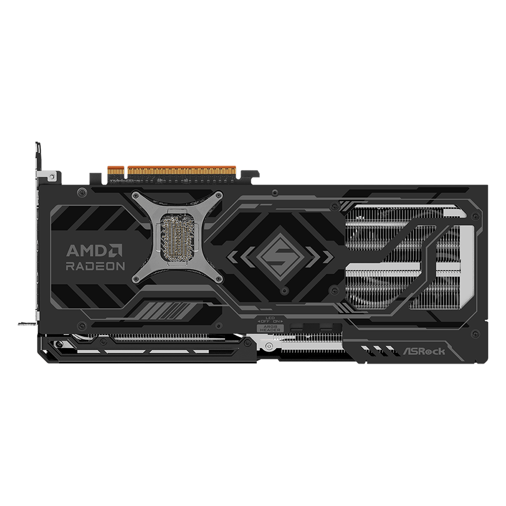 ASRock AMD Radeon™ RX 9070 XT Steel Legend Dark 16GB GDDR6 Graphic Car ASRock AMD Radeon™ RX 9070 XT Steel Legend Dark 16GB GDDR6 Graphic Car