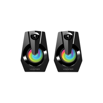 Vinnfier Icon 808 BTR USB Powered 2.0 Speaker - Black