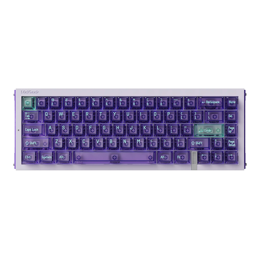 MelGeek REAL67 Magnetic Keyboard [Calcium Gray/Potassium Purple/Sodium MelGeek REAL67 Magnetic Keyboard [Calcium Gray/Potassium Purple/Sodium