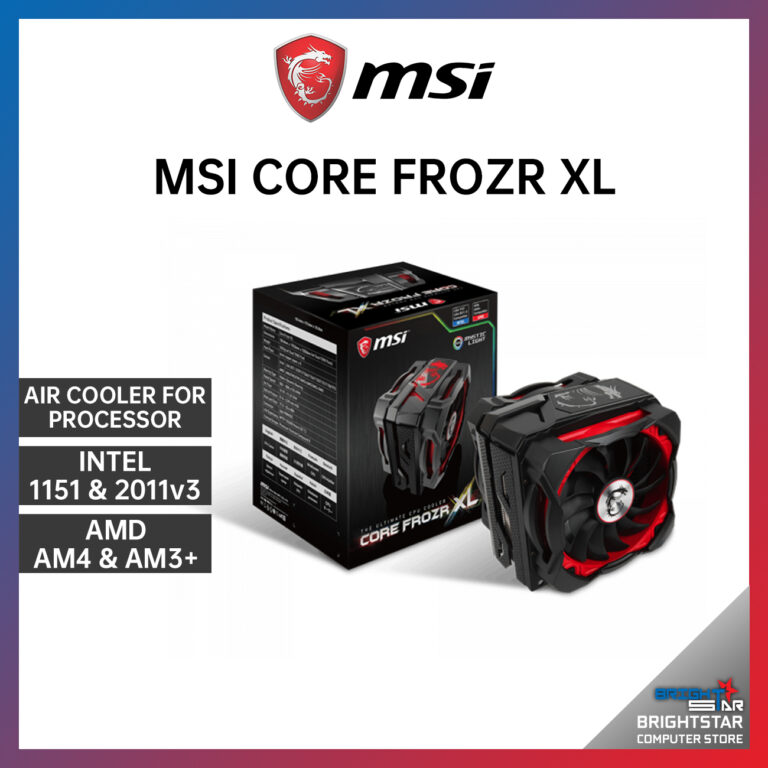 MSI CORE FROZR XL CPU Cooler Fan / Air Heatsink Cooling Fan / AMD Ryzen