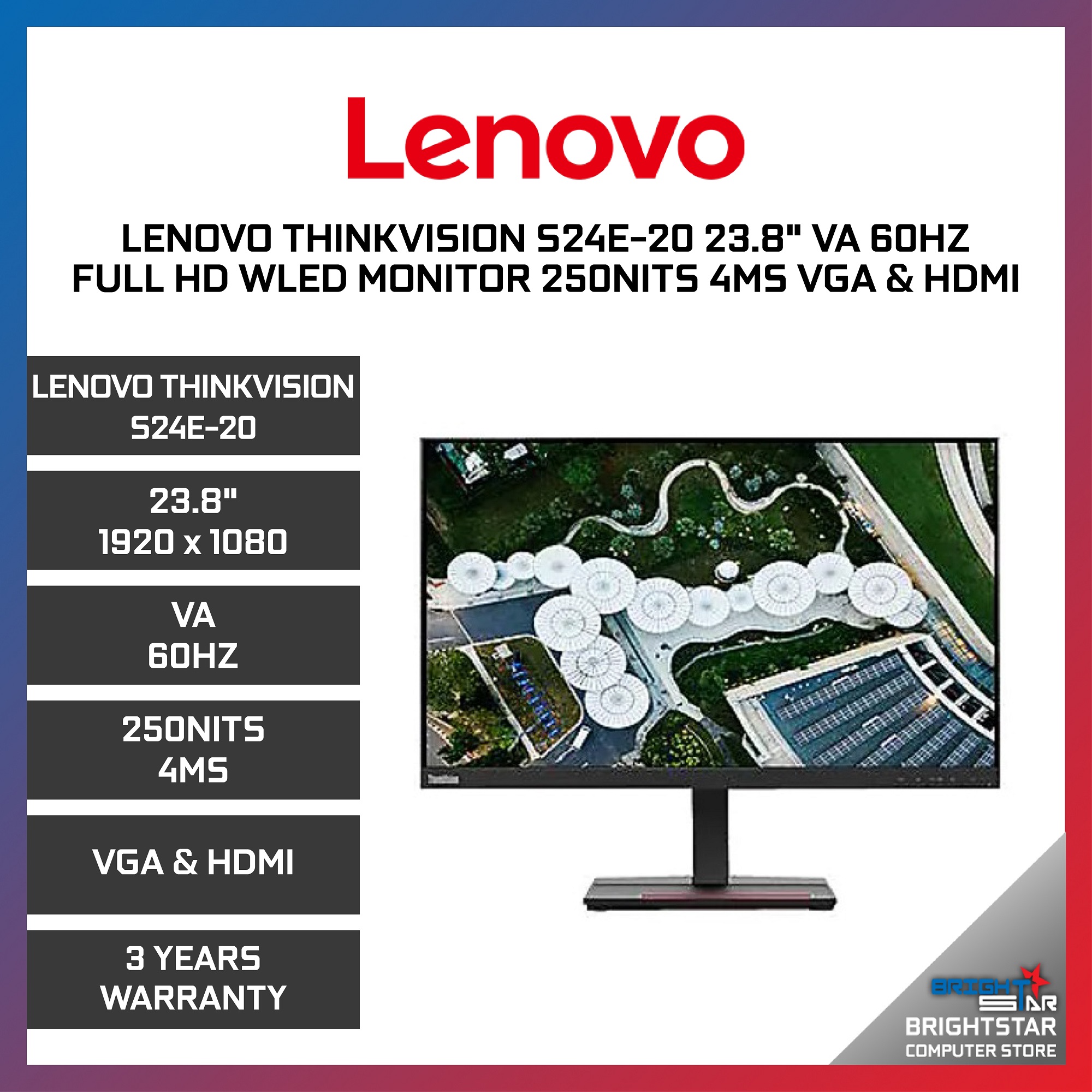 Lenovo Thinkvision S24E-20 