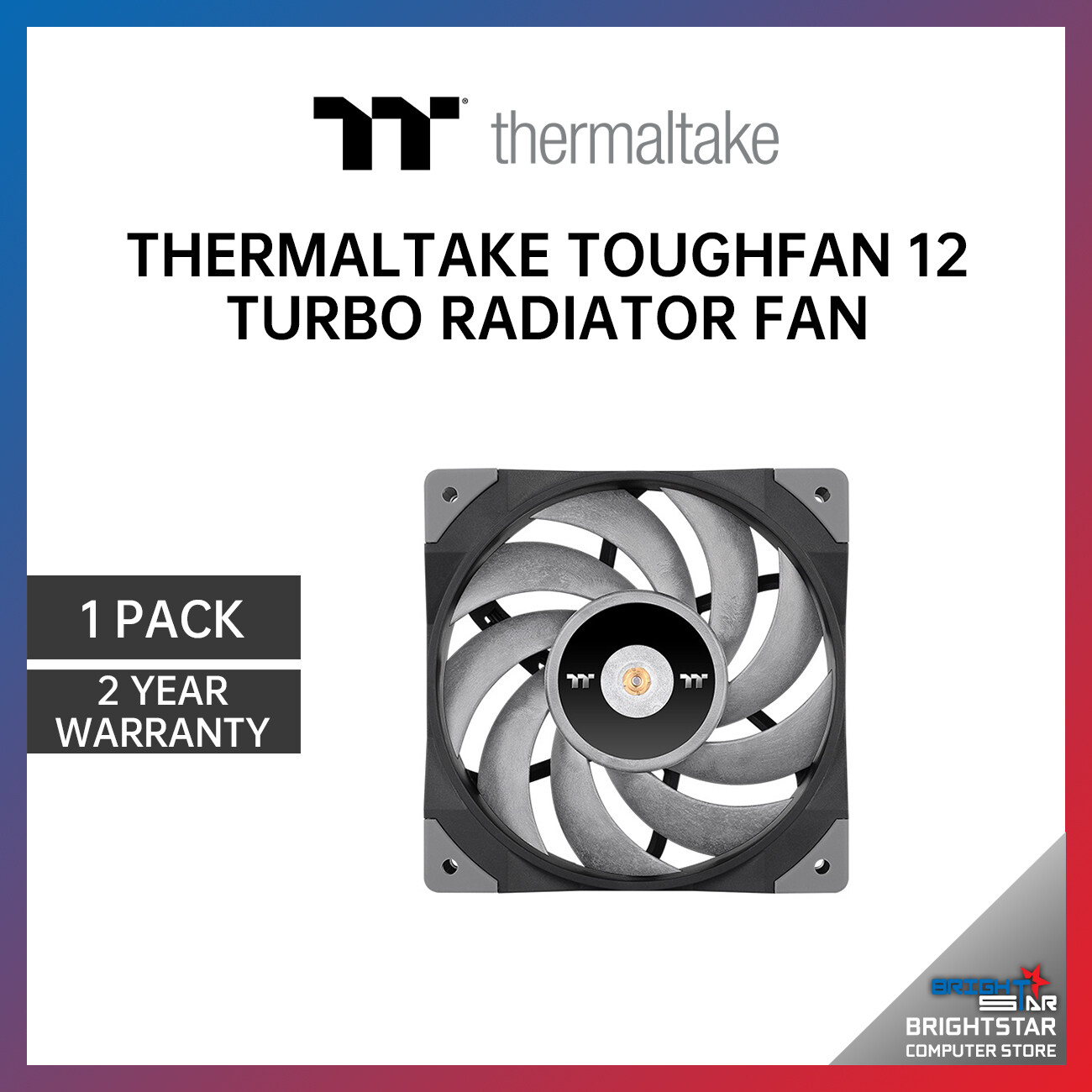Thermaltake Toughfan 12 Turbo Cooling Fan (1 Fan Pack) CL-F121-PL12GM-A